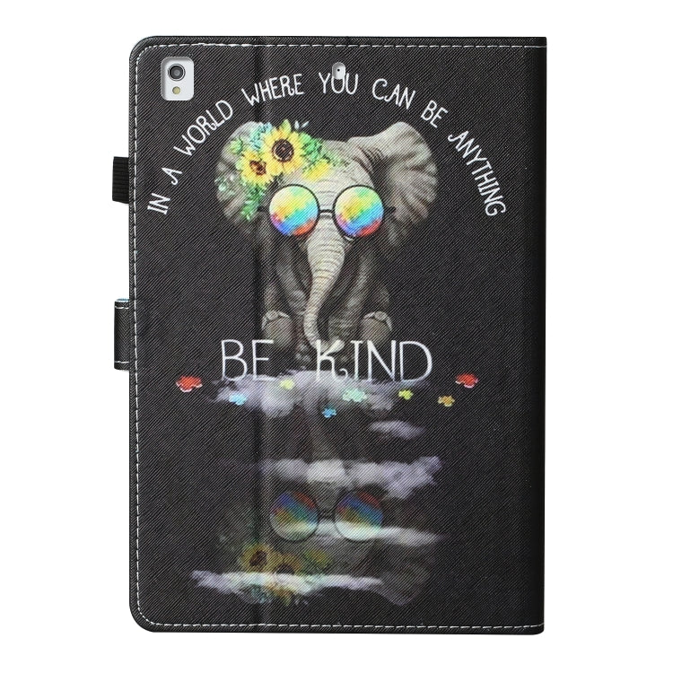 For iPad Pro 11 (2020) Colored Drawing Stitching Horizontal Flip Leather Tablet Case, with Holder & Card Slots & Sleep / Wake-up Function(Spectacle) - iPad Pro 11 (2020) Cases by buy2fix | Online Shopping UK | buy2fix