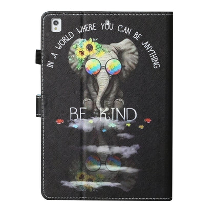 For iPad Pro 11 (2020) Colored Drawing Stitching Horizontal Flip Leather Tablet Case, with Holder & Card Slots & Sleep / Wake-up Function(Spectacle) - iPad Pro 11 (2020) Cases by buy2fix | Online Shopping UK | buy2fix