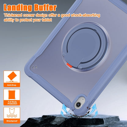For iPad 2025 / 2022 Heavy Duty Hybrid Tablet Case with Handle & Strap(Lavender Grey) - iPad 2025 / 2022 Cases by buy2fix | Online Shopping UK | buy2fix