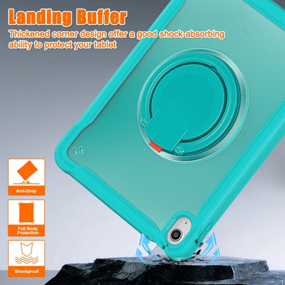 For iPad 2025 / 2022 Heavy Duty Hybrid Tablet Case with Handle & Strap(Light Blue) - iPad 2025 / 2022 Cases by buy2fix | Online Shopping UK | buy2fix