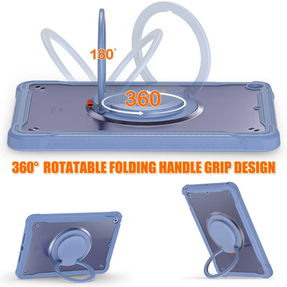 For iPad 10.2 2021 / 2020 / 2019 Heavy Duty Hybrid Tablet Case with Handle & Strap(Lavender Grey) - iPad 10.2 Cases by buy2fix | Online Shopping UK | buy2fix