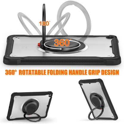 For iPad 10.2 2021 / 2020 / 2019 Heavy Duty Hybrid Tablet Case with Handle & Strap(Black) - iPad 10.2 Cases by buy2fix | Online Shopping UK | buy2fix