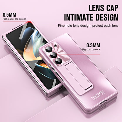For Samsung Galaxy Z Fold5 5G Integrated AG Matte Folding Phone Case(Pink) - Galaxy Z Fold5 Cases by buy2fix | Online Shopping UK | buy2fix