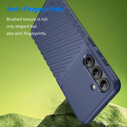 For Samsung Galaxy S25+ 5G Thunderbolt Shockproof TPU Phone Case(Blue) by buy2fix