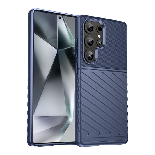 For Samsung Galaxy S25 Ultra 5G Thunderbolt Shockproof TPU Phone Case(Blue) by buy2fix