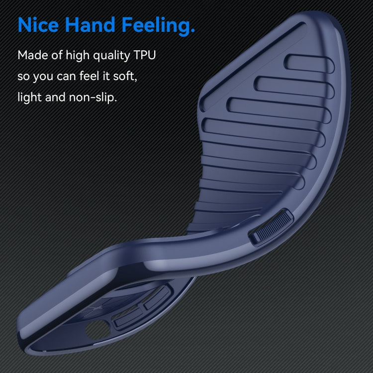 For Samsung Galaxy S25 Ultra 5G Thunderbolt Shockproof TPU Phone Case(Blue) by buy2fix