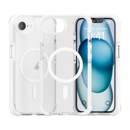 For iPhone 16e Acrylic Magsafe Magnetic Shockproof Phone Case(Transparent) - iPhone 16e Cases by buy2fix | Online Shopping UK | buy2fix