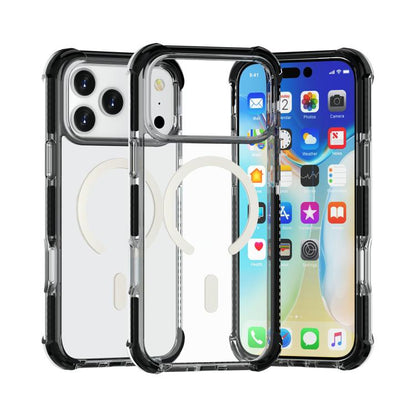 For iPhone 17 Pro Max Acrylic Magsafe Magnetic Shockproof Phone Case(Black) - iPhone 17 Pro Max Cases by buy2fix | Online Shopping UK | buy2fix