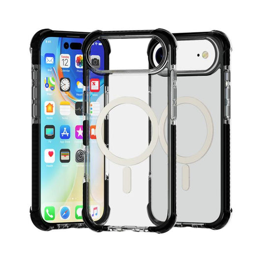 For iPhone Air Acrylic Magsafe Magnetic Shockproof Phone Case(Black) - iPhone Air Cases by buy2fix | Online Shopping UK | buy2fix