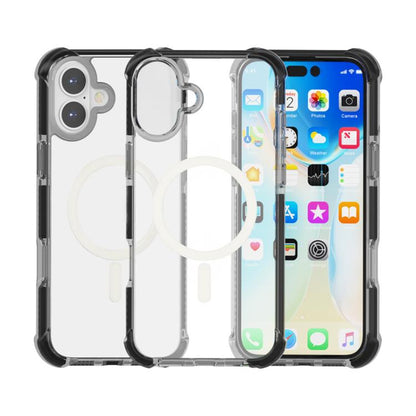 For iPhone 17 Acrylic Magsafe Magnetic Shockproof Phone Case(Black) - iPhone 17 Cases by buy2fix | Online Shopping UK | buy2fix