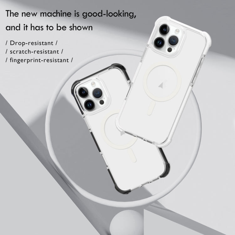 For iPhone 17 Pro Max Acrylic Magsafe Magnetic Shockproof Phone Case(Transparent Black) - iPhone 17 Pro Max Cases by buy2fix | Online Shopping UK | buy2fix