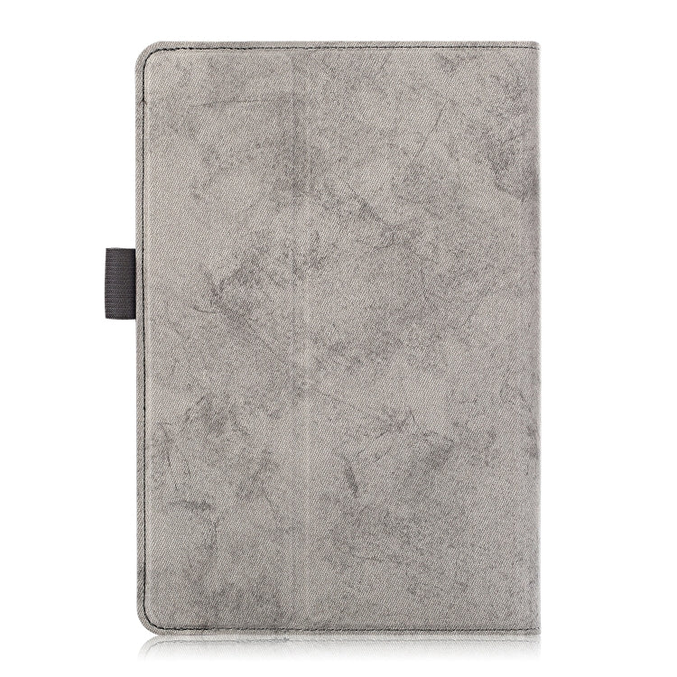 For 7-8 inch Marble Cloth Texture Horizontal Flip Universal Tablet PC Leather Case with Pen Slot & Holder(Grey) - 8 inch by buy2fix | Online Shopping UK | buy2fix