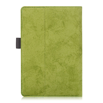 For 7-8 inch Marble Cloth Texture Horizontal Flip Universal Tablet PC Leather Case with Pen Slot & Holder(Green) - 8 inch by buy2fix | Online Shopping UK | buy2fix