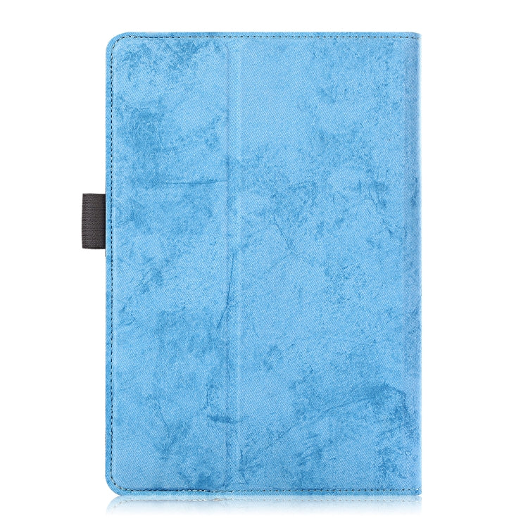 For 7-8 inch Marble Cloth Texture Horizontal Flip Universal Tablet PC Leather Case with Pen Slot & Holder(Sky Blue) - 8 inch by buy2fix | Online Shopping UK | buy2fix