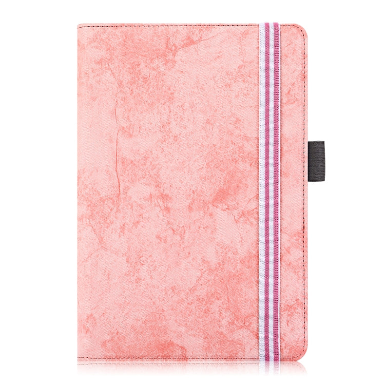 For 7-8 inch Marble Cloth Texture Horizontal Flip Universal Tablet PC Leather Case with Pen Slot & Holder(Pink) - 8 inch by buy2fix | Online Shopping UK | buy2fix