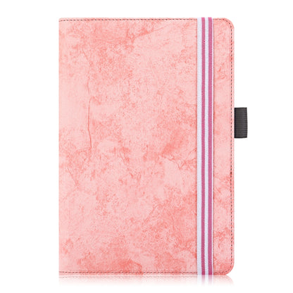 For 7-8 inch Marble Cloth Texture Horizontal Flip Universal Tablet PC Leather Case with Pen Slot & Holder(Pink) - 8 inch by buy2fix | Online Shopping UK | buy2fix
