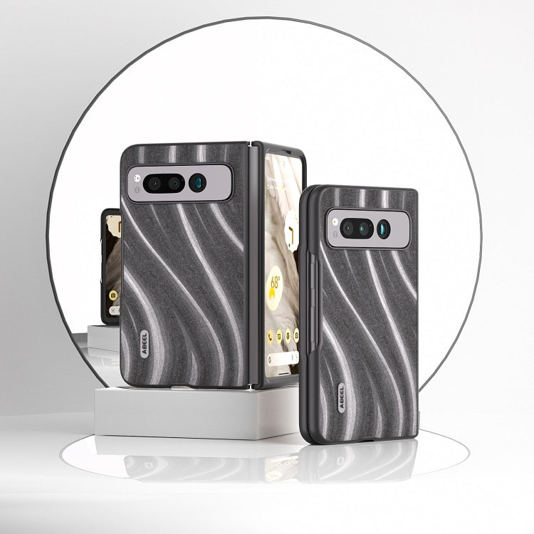 For Google Pixel Fold ABEEL Galactic Pattern Protective Phone Case(Grey) by buy2fix