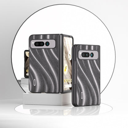 For Google Pixel Fold ABEEL Galactic Pattern Protective Phone Case(Grey) by buy2fix