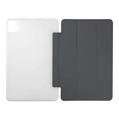 For Teclast T40S 3-Fold Holder Folio Leather Tablet Smart Case(Grey) - Teclast by TECLAST | Online Shopping UK | buy2fix
