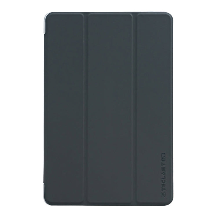 For Teclast P40 HD 3-Fold Holder Folio Leather Tablet Smart Case(Grey) - Teclast by TECLAST | Online Shopping UK | buy2fix