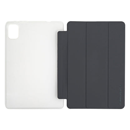 For Teclast P40 HD 3-Fold Holder Folio Leather Tablet Smart Case(Grey) - Teclast by TECLAST | Online Shopping UK | buy2fix