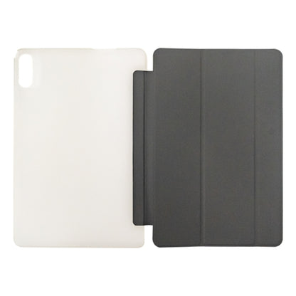 For Teclast P30T 3-Fold Holder Folio Leather Tablet Smart Case(Grey) - Teclast by TECLAST | Online Shopping UK | buy2fix