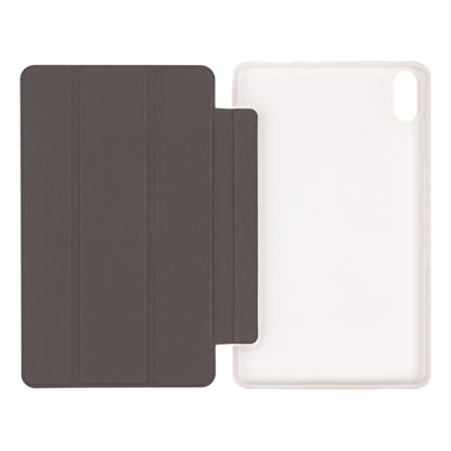 For Teclast P85T 3-Fold Holder Folio Leather Tablet Smart Case(Grey) - Teclast by TECLAST | Online Shopping UK | buy2fix