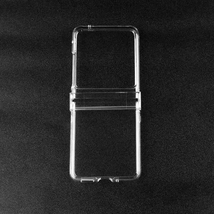 For Motorola Razr 40 Ultra 3 in 1 Full Coverage PC Transparent Shockproof Protective Phone Case(Black) by buy2fix