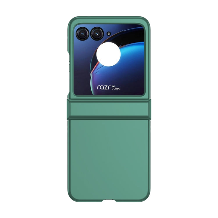 For Motorola Razr 40 Ultra Skin Feel PC Phone Case with Hinge(Green) by buy2fix