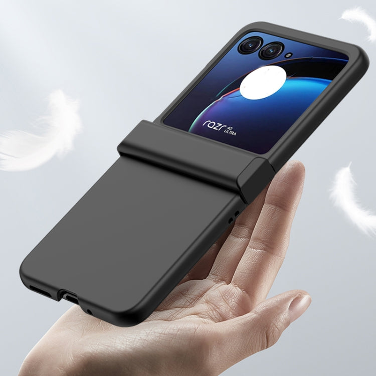 For Motorola Razr 40 Ultra Skin Feel PC Phone Case with Hinge(White) by buy2fix