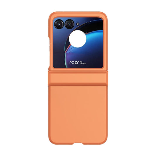 For Motorola Razr 40 Ultra / Razr 2023 3 in 1 Skin Feel PC Phone Case(Orange) by buy2fix