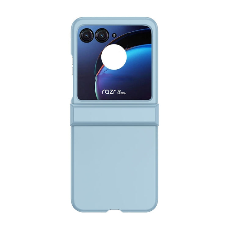 For Motorola Razr 40 Ultra / Razr 2023 3 in 1 Skin Feel PC Phone Case(Sky Blue) by buy2fix