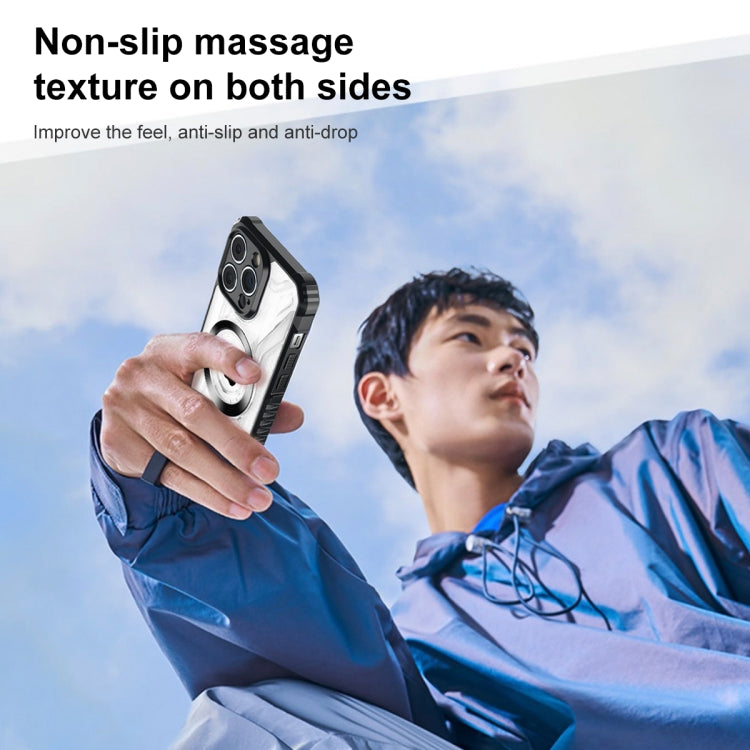 For iPhone 12 Pro Max CD Texture Magsafe Phone Case(Dark Green) by buy2fix