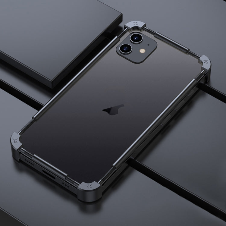For iPhone 12 Machinist Metal Phone Protective Frame(Black) - iPhone 12 / 12 Pro Cases by buy2fix | Online Shopping UK | buy2fix