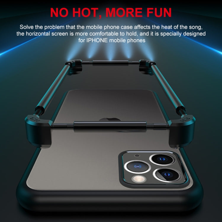 For iPhone 12 Pro Max Machinist Metal Phone Protective Frame(Black) - iPhone 12 Pro Max Cases by buy2fix | Online Shopping UK | buy2fix