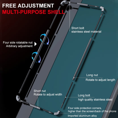 For iPhone 11 Pro Machinist Metal Phone Protective Frame(Black) - iPhone 11 Pro Cases by buy2fix | Online Shopping UK | buy2fix