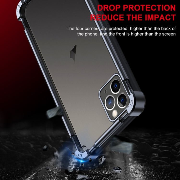 For iPhone 12 Pro Max Machinist Metal Phone Protective Frame(Black) - iPhone 12 Pro Max Cases by buy2fix | Online Shopping UK | buy2fix