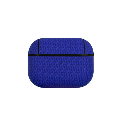 For AirPods Pro 2 Woven Skin Texture PC TWS Earphone Protective Case(Blue) - For AirPods Pro 2 by buy2fix | Online Shopping UK | buy2fix