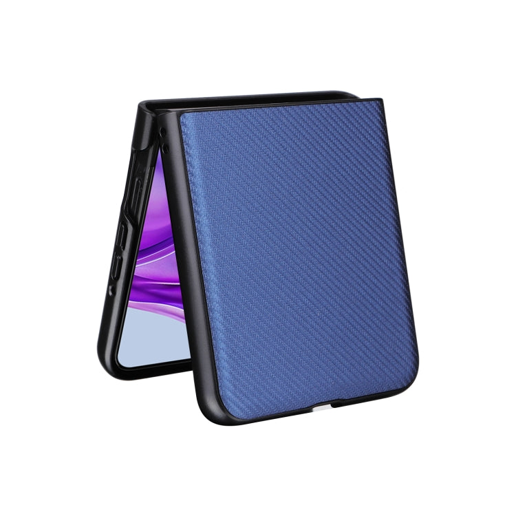 For Motorola Moto Razr 50 PU Leather PC Phone Case(Blue) by buy2fix