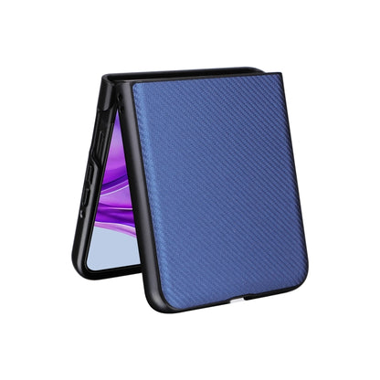 For Motorola Moto Razr 50 PU Leather PC Phone Case(Blue) by buy2fix