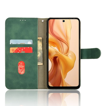 For Ulefone Note 18 Ultra Skin Feel Magnetic Flip Leather Phone Case(Green) by buy2fix