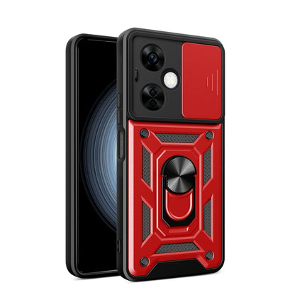 For OnePlus Nord N30 / CE3 Lite Sliding Camera Cover Design TPU+PC Phone Case(Red) by buy2fix