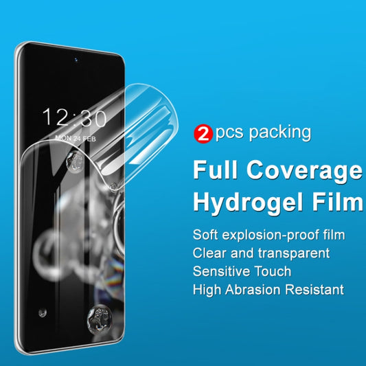 For Honor 100 5G 2pcs imak Curved Full Screen Hydrogel Film Protector by imak