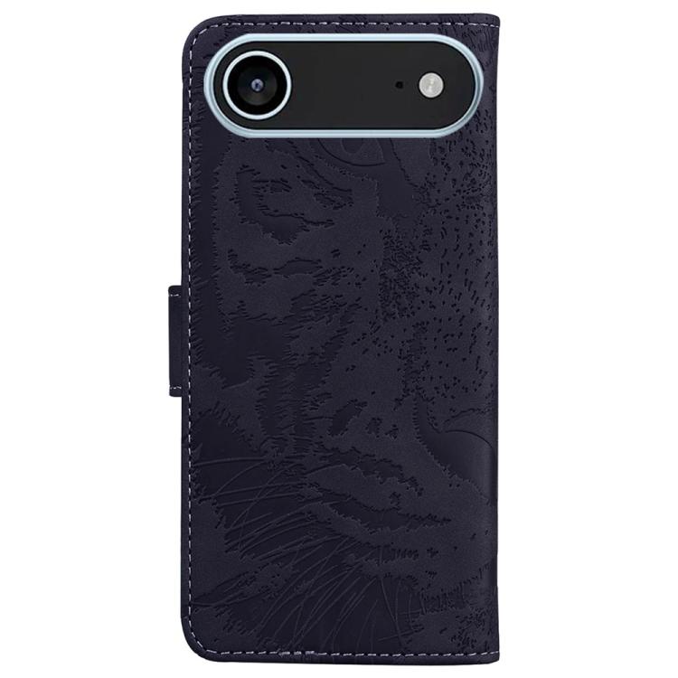 For iPhone Air Tiger Embossing Pattern Leather Phone Case(Black) - iPhone Air Cases by buy2fix | Online Shopping UK | buy2fix