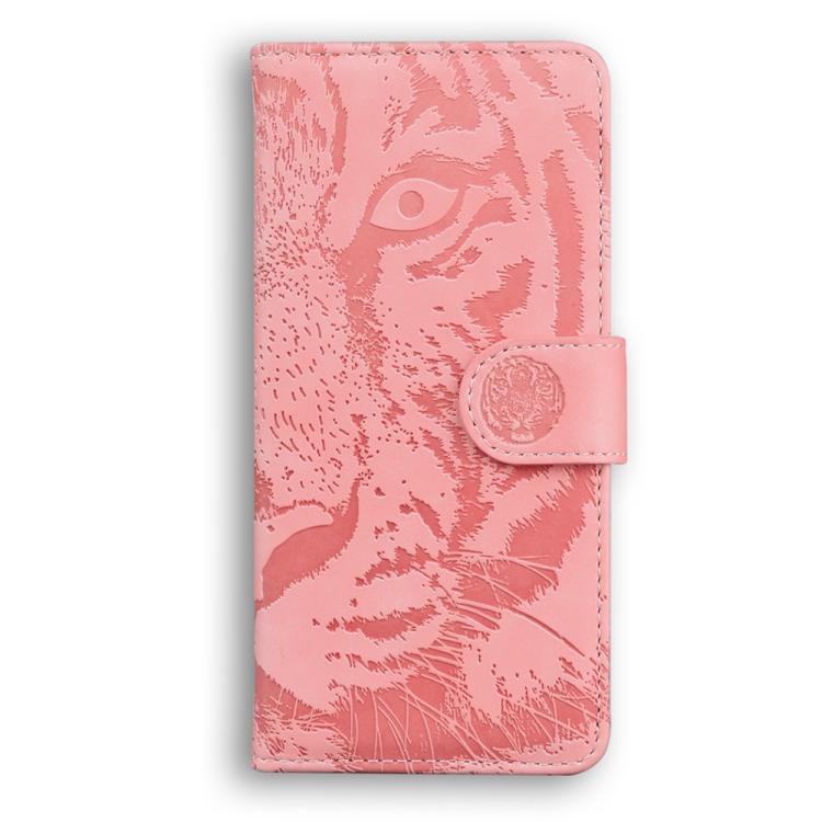 For iPhone Air Tiger Embossing Pattern Leather Phone Case(Pink) - iPhone Air Cases by buy2fix | Online Shopping UK | buy2fix