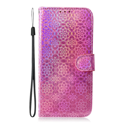 For Motorola Moto G Play 4G 2024 Colorful Magnetic Buckle Leather Phone Case(Pink) - Motorola Cases by buy2fix | Online Shopping UK | buy2fix