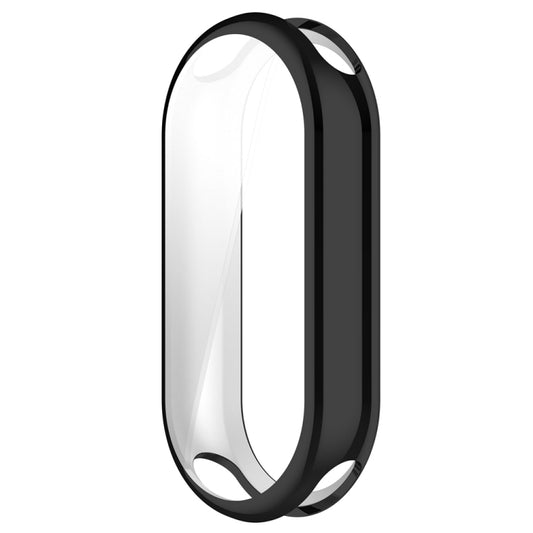 For Xiaomi Mi Band 8 / 9 Ceramic / 10 Ceramic Full Coverage TPU Electroplating Watch Protective Cover(Black) by buy2fix