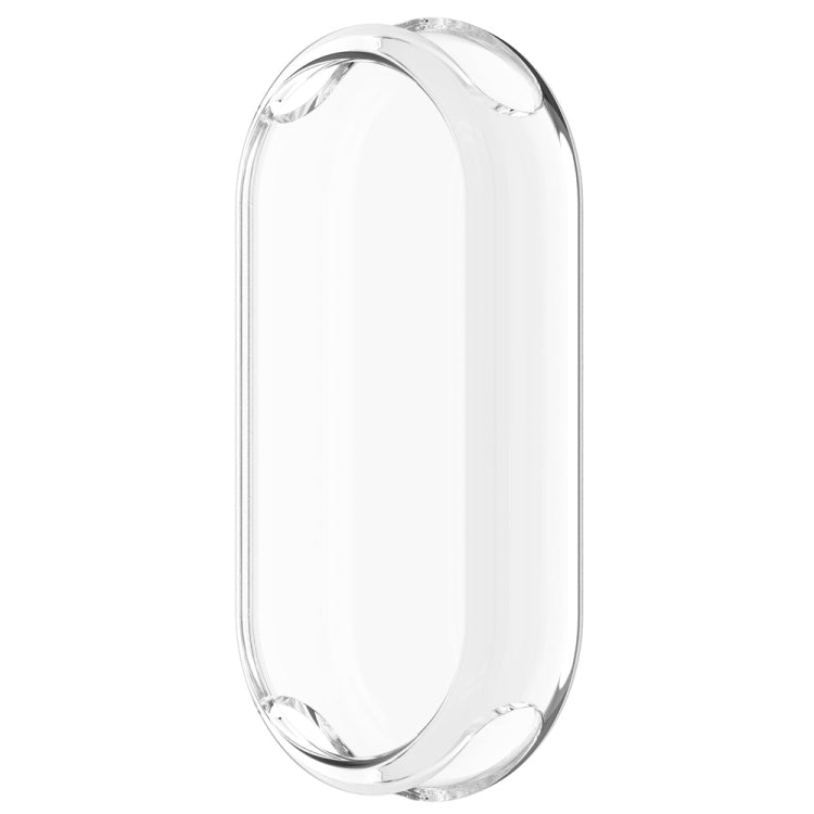 For Xiaomi Mi Band 8 Full Coverage TPU Electroplating Watch Protective Case(Transparent) - Watch Cases by buy2fix | Online Shopping UK | buy2fix