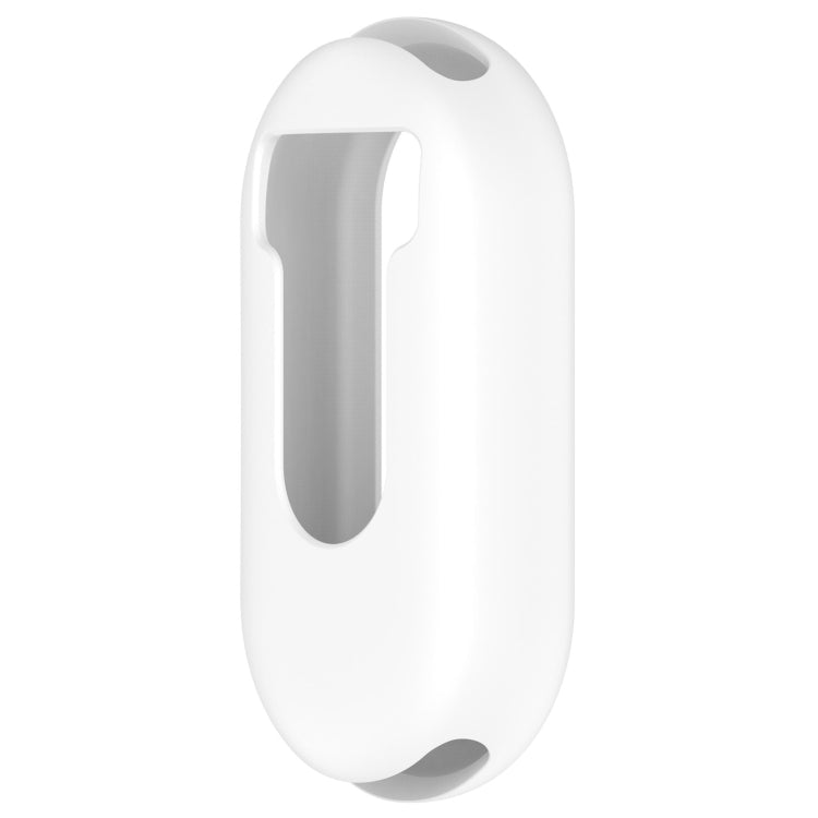 For Xiaomi Mi Band 8 Pure Color Silicone Watch Protective Case(White) - Watch Cases by buy2fix | Online Shopping UK | buy2fix