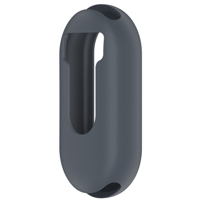 For Xiaomi Mi Band 8 Pure Color Silicone Watch Protective Case(Grey) - Watch Cases by buy2fix | Online Shopping UK | buy2fix